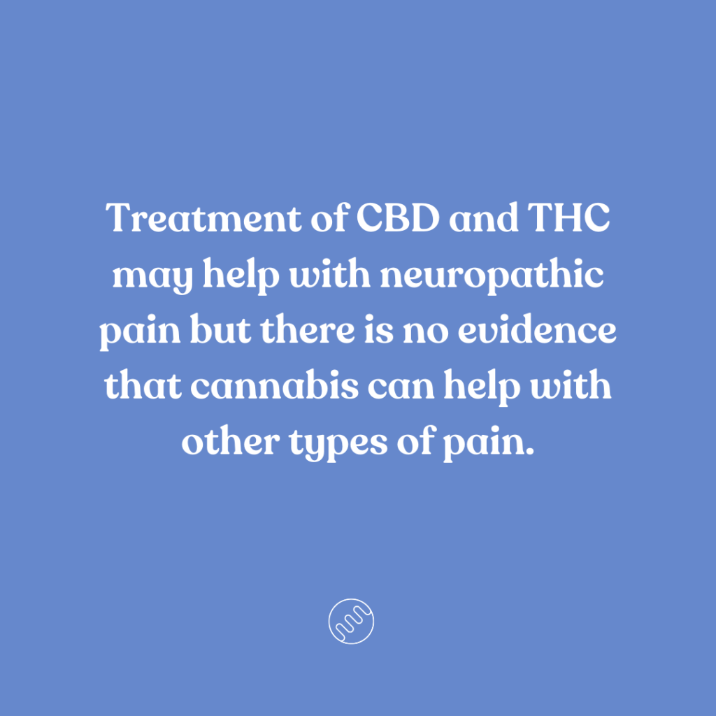 CBD & THC may help with neuropathic pain