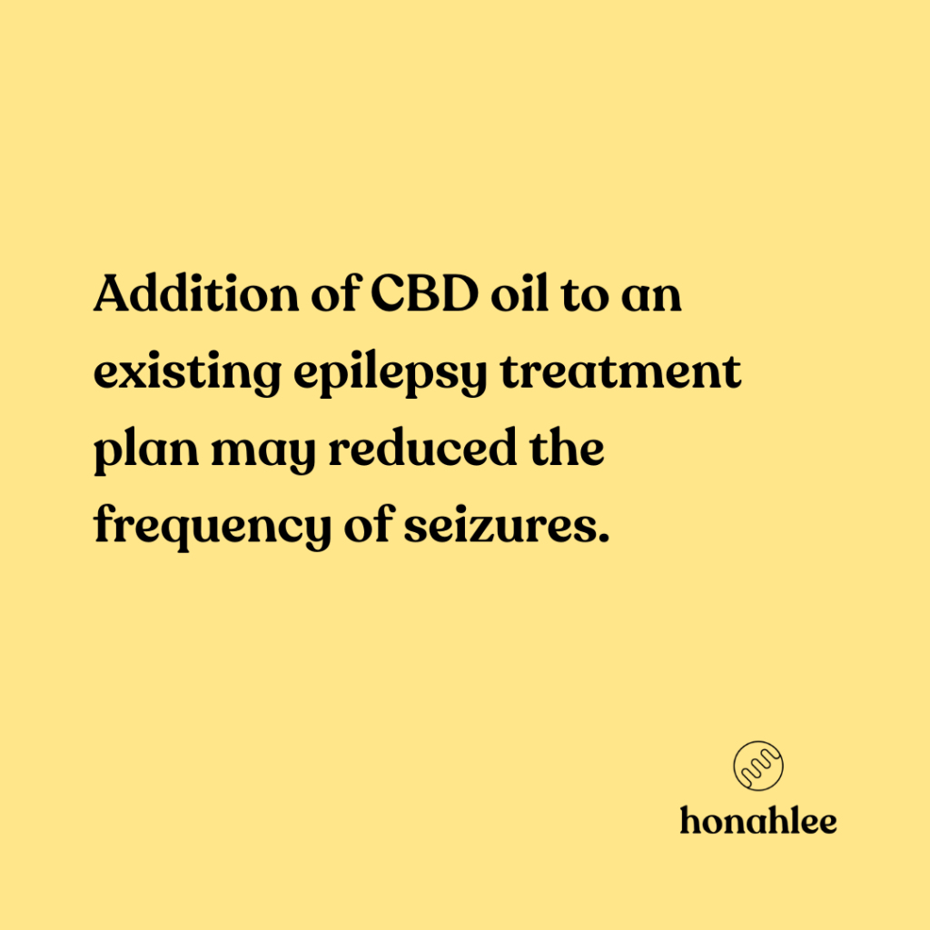 CBD may help decrease seizures