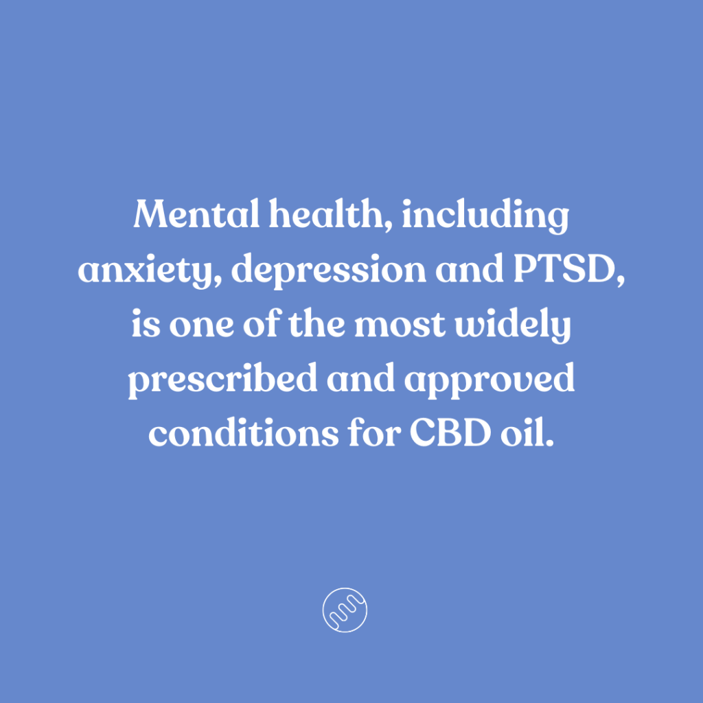 mental health one of the most approved conditions for cannabis
