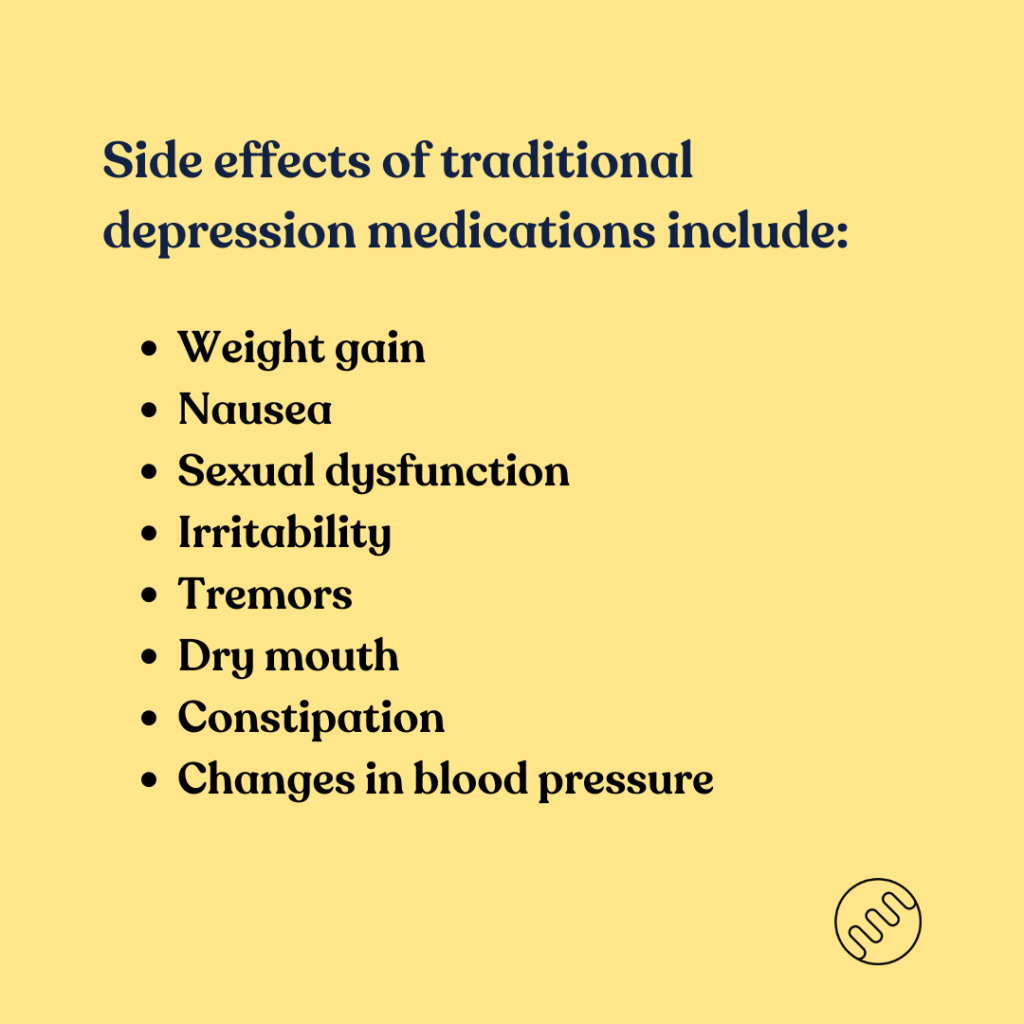 side effects of traditional depression medications