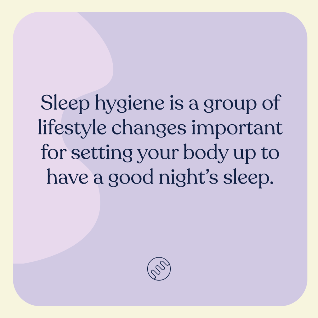 sleep hygiene helps you get good sleep honahlee